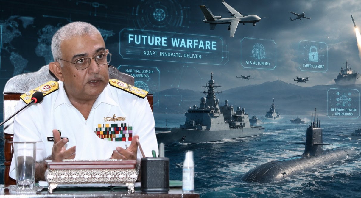 Battlefield Is Changing Faster Than Ever Pak Navy Chief Admiral Ashraf Urges Military Transformation