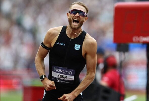 Britain's Kerr sets new world record in men's mile