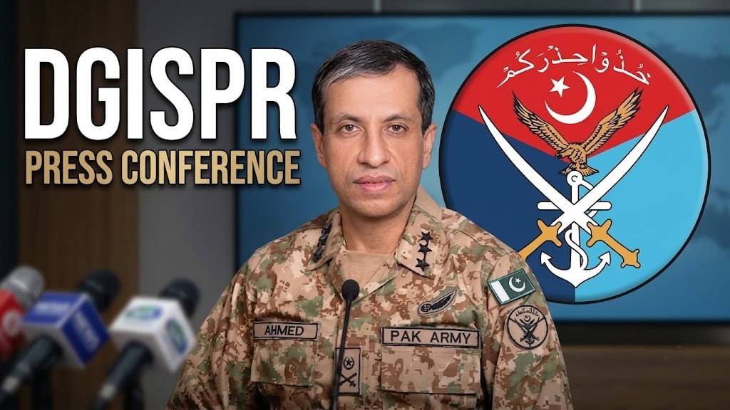DG ISPR holds Press Conference on Counter terrorism, Security Affairs