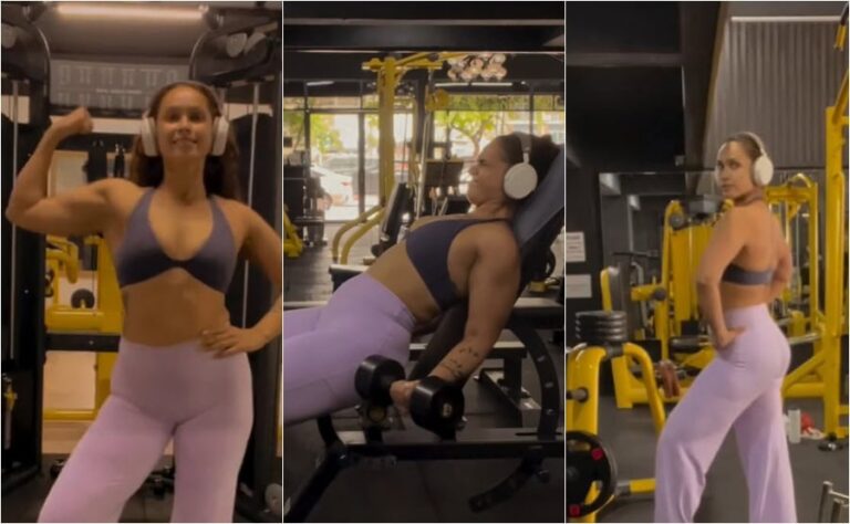 Faryal Mahmood Flaunts Her Curves Strength In Grueling Gym Session