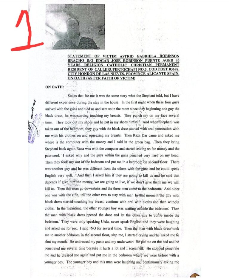 Foreign Woman Narrates Horrific Ordeal Names Raza Dar Of Kidnapping Confinement
