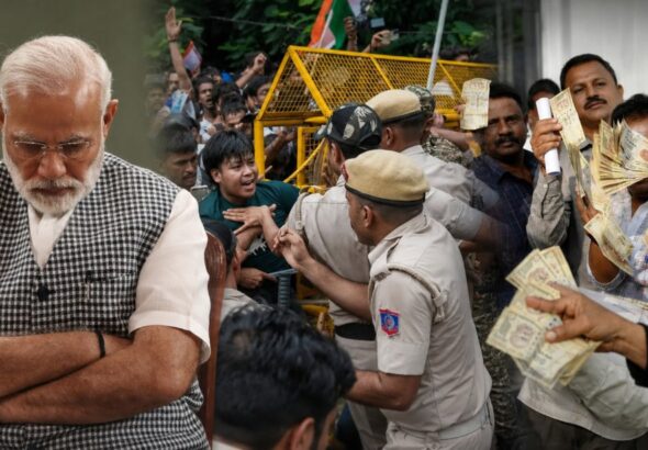 Indian Youth Alleges Rs40000 Offer To Defend Modi Amid Cjp Jantar Mantar Protest