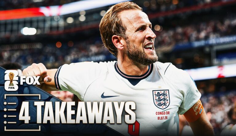 Kanes Comes Through: 4 Takeaways From England's Nervy Comeback Win vs. DR Congo