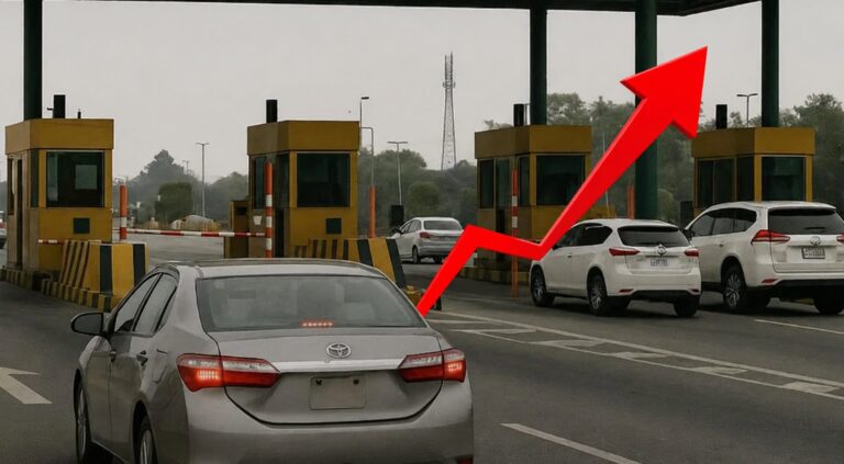 Lahore Islamabad Motorway Toll Fees Increased Cars New Fee Set At Rs1430