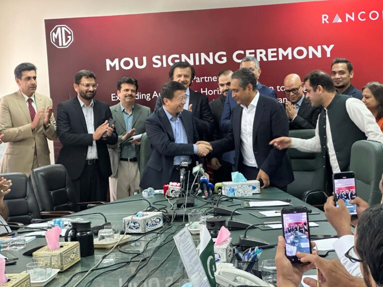 MG JW Automobile Pakistan signs MoU with RANCON to export 5,000 Vehicles to Bangladesh by 2029!