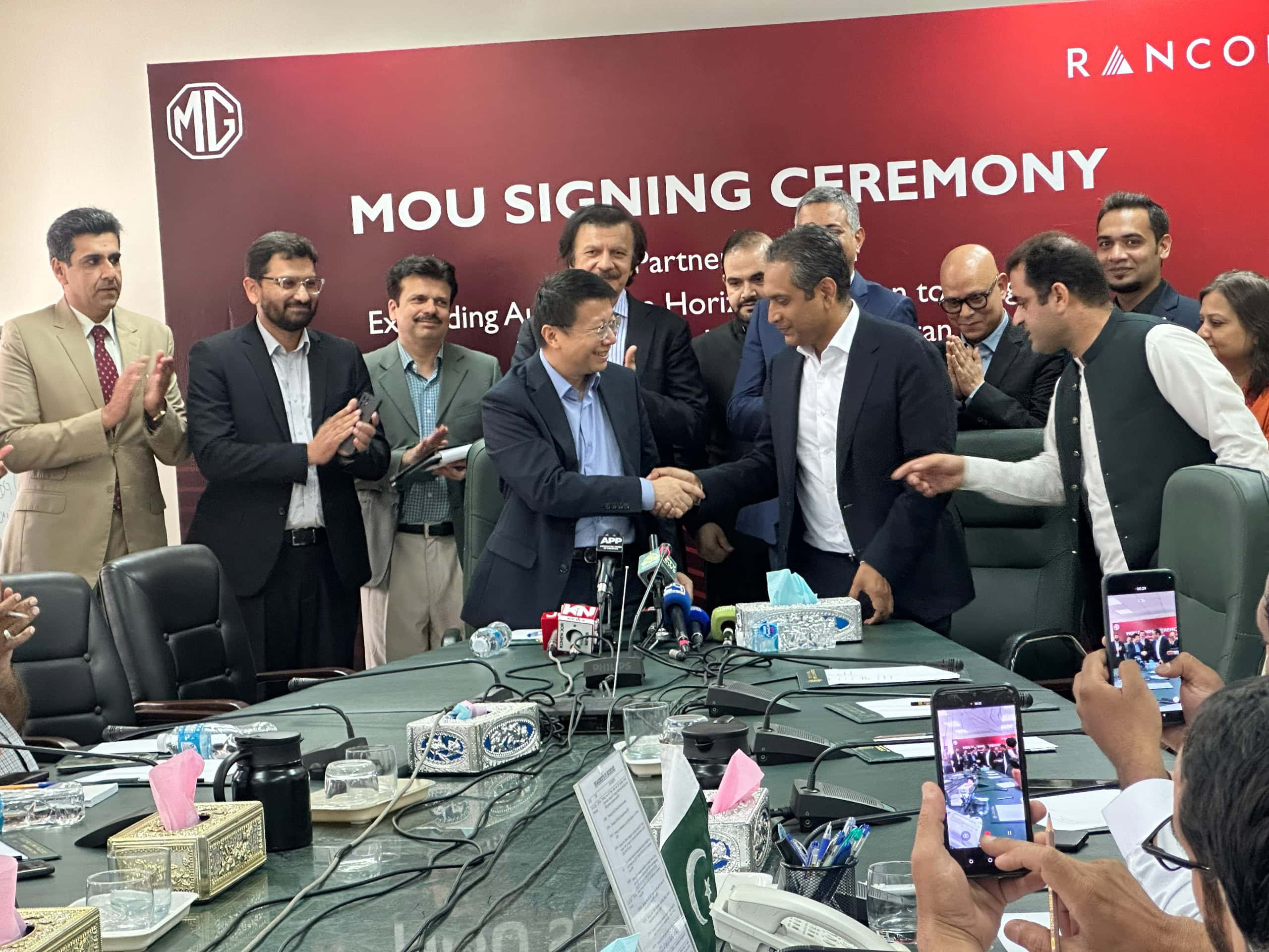 MG JW Automobile Pakistan signs MoU with RANCON to export 5,000 Vehicles to Bangladesh by 2029!