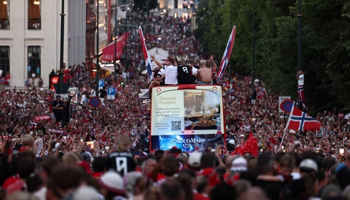 Norway turn World Cup heartbreak into celebration as huge crowds pack capital