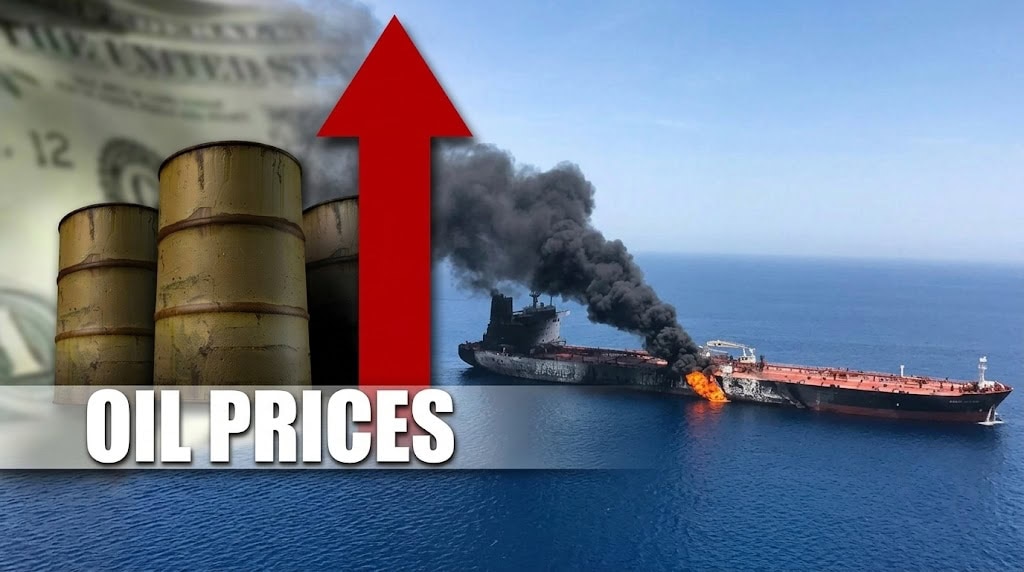 Oil Prices Jump After Irans Missile Strike On Commercial Ships In Hormuz