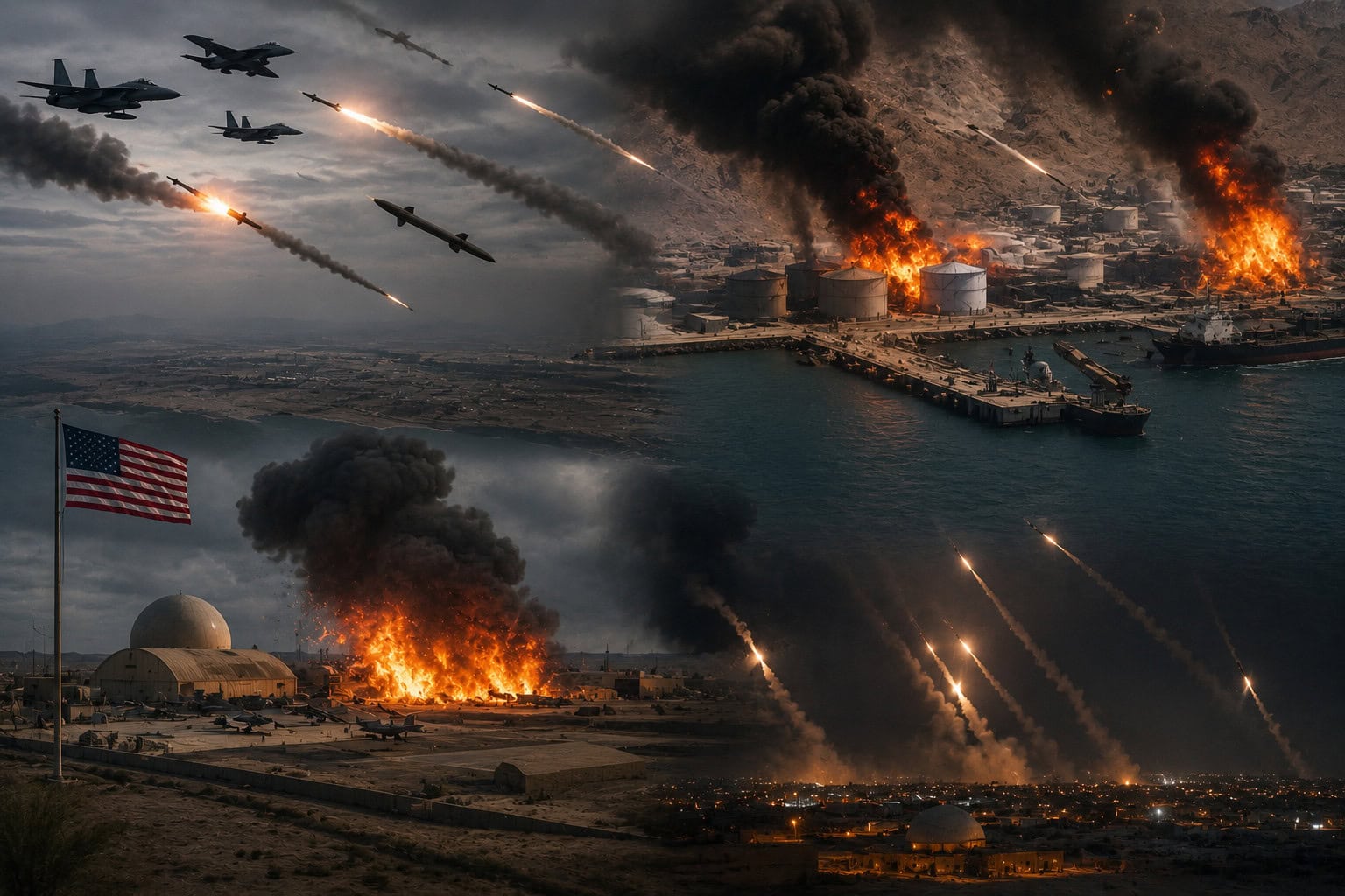 Qatar Bahrain Kuwait Jordan Uae And Oman Face Iranian Attacks As War Reignites