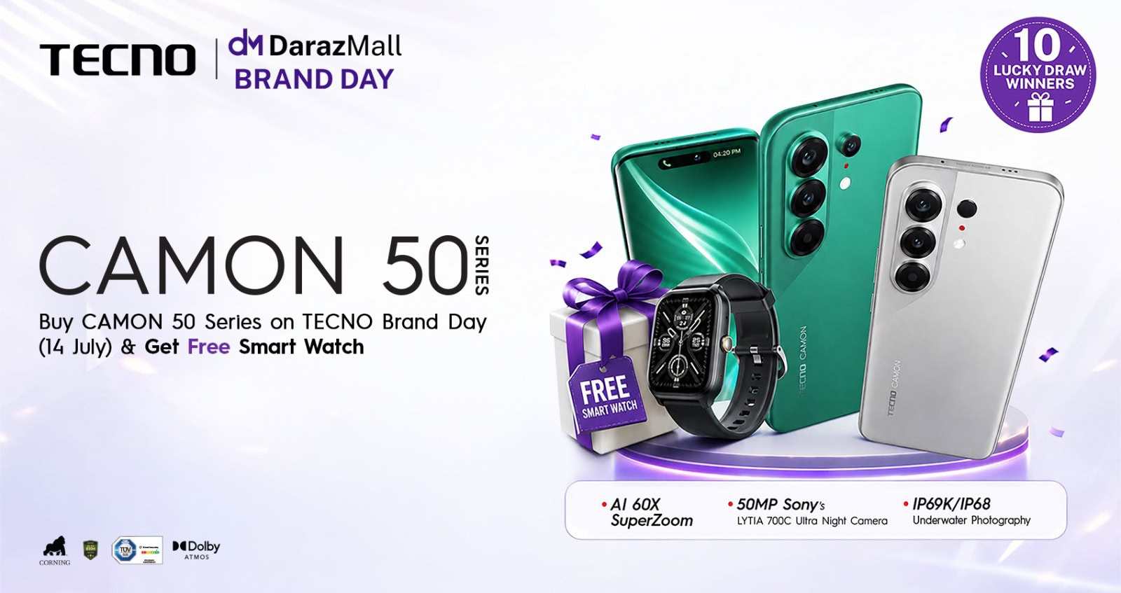 Tecno Brand Day On Daraz Brings Up To 14 Off On 14 July