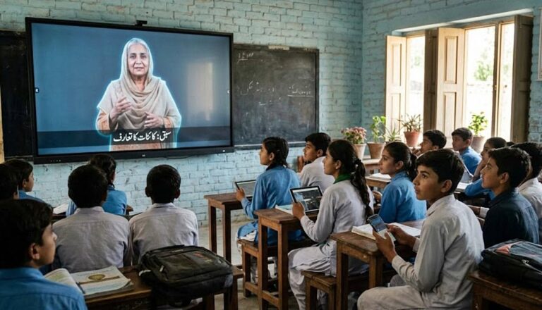 Ai Teachers Enter Pakistani Classroom Amid Digital Learning Revolution