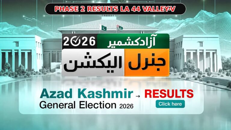 Azad Kashmir Elections Phase 2 Results 2026 La 44 Valley V