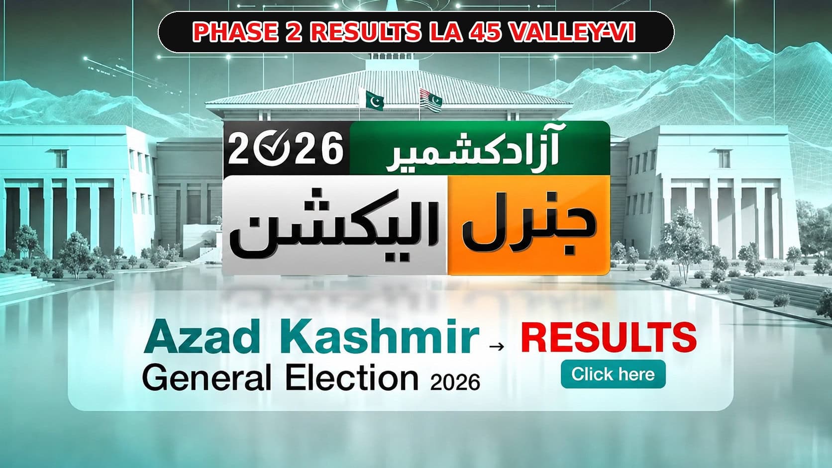 Azad Kashmir Elections Phase 2 Results 2026 La 45 Valley Vi