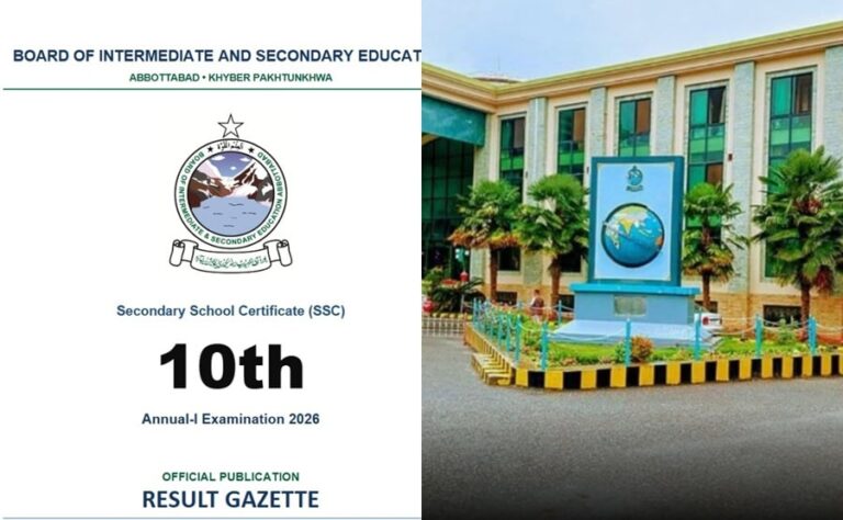 Bise Abbottabad Class 10 Matric Gazette 2026 Download Pdf