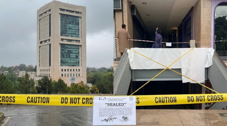 Crown Plaza Islamabad State Life Building Among 8 Buildings Sealed Over Fire Safety Violations