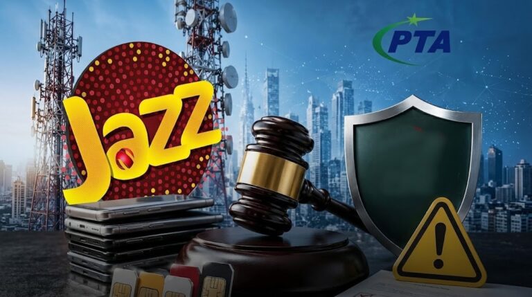 Jazz Slapped With Rs389 Million Fine Over Corporate Sim Verification Failures