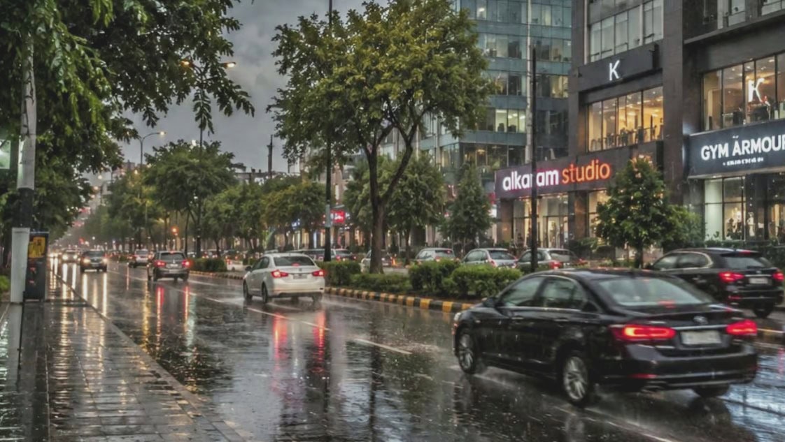 Lahore Rain Update City Receives Light Showers More Thunderstorms Coming This Week