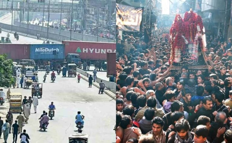Lahore Traffic Advisory issued for Chehlum Processions as multiple Diversions placed