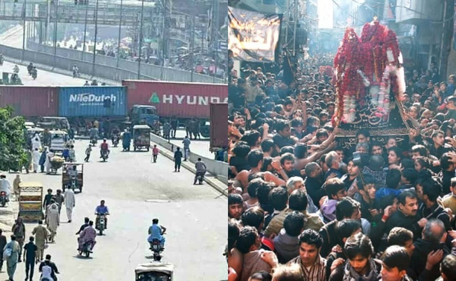 Lahore Traffic Advisory issued for Chehlum Processions as multiple Diversions placed