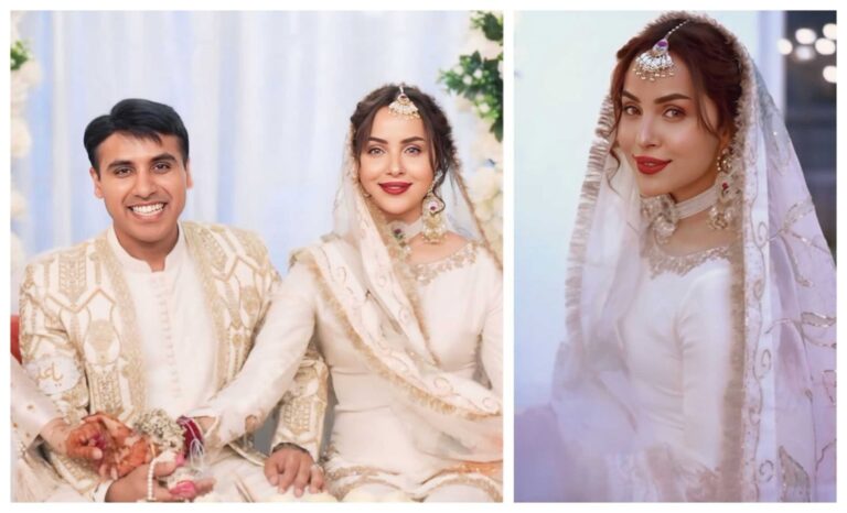 Nimrah Khan Reveals Her Pilot Husband In Stunning Wedding Photos