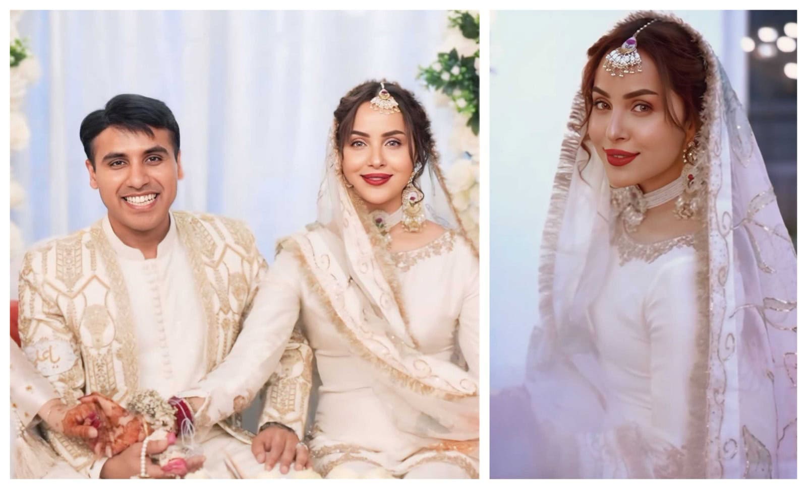 Nimrah Khan Reveals Her Pilot Husband In Stunning Wedding Photos