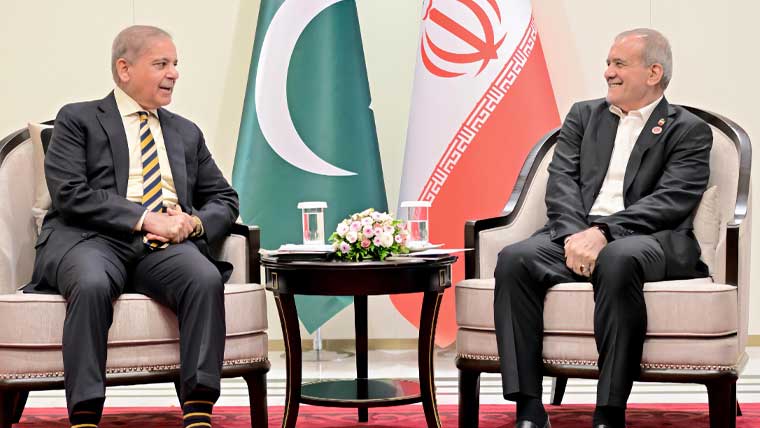Pm Shehbaz Iranian President Pezeshkian Review Bilateral Ties Cooperation
