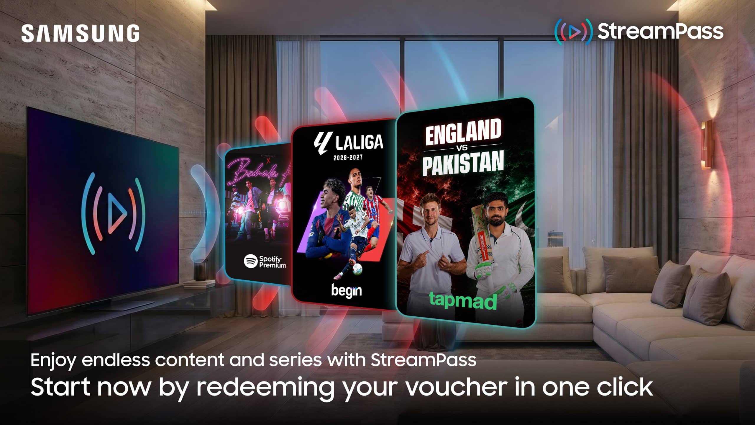Samsung brings Tapmad, Begin, Spotify together in New StreamPass Entertainment Package