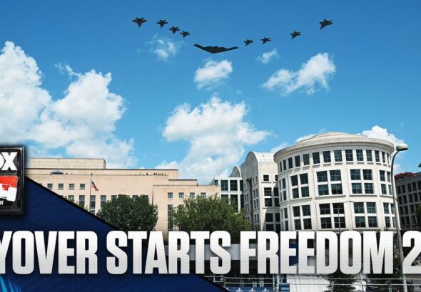 See All 7 Military Flyovers From INDYCAR's Freedom 250 Grand Prix