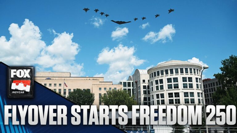 See All 7 Military Flyovers From INDYCAR's Freedom 250 Grand Prix