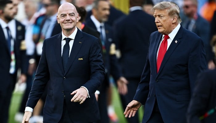 Trump says would be 'terrible mistake' to replace Fifa's Infantino