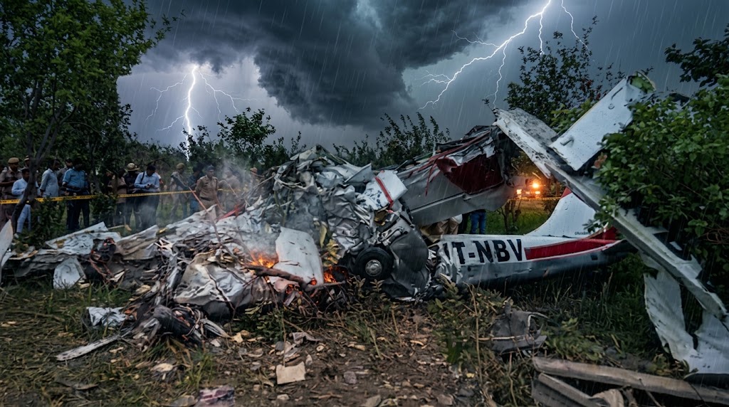 Two Indian Air Force Pilots Killed As Training Jet Crashes In Kanpur