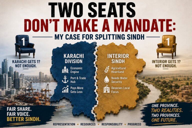 Two Seats Dont Make A Mandate My Case For Splitting Sindh