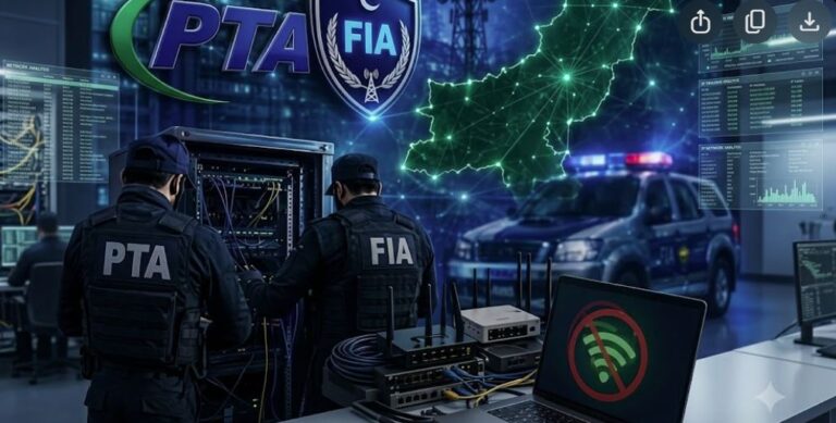 Two Arrested As Illegal Internet Networks Face Massive Pta Fia Action