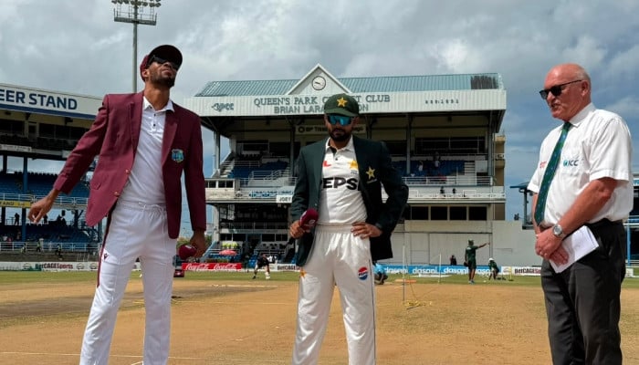 West Indies opt to bat first after winning toss against Pakistan in second Test