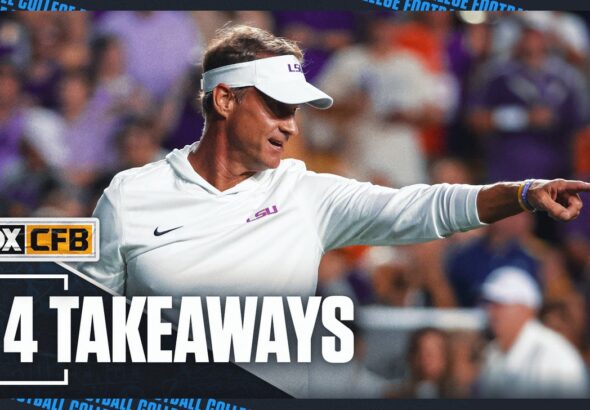 4 Takeaways From LSU's Absolute Throttling Of Clemson In Their Season Opener