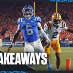 4 Takeaways From Ole Miss' 32-24 Win Over LSU, Spoiling Lane Kiffin's Return