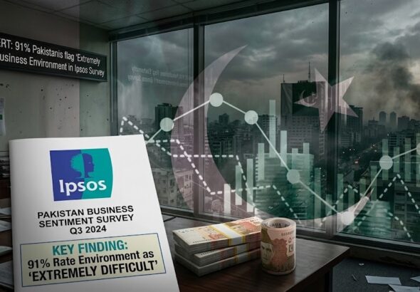 91 Pakistanis Flag Extremely Difficult Business Environment In Ipsos Survey