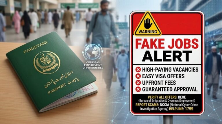 Alert For Pakistani Job Seekers Over High Paying Vacancies And Easy Visa Offers