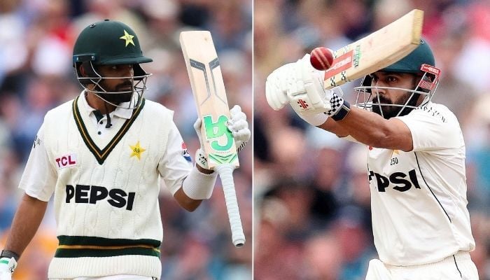 Babar Azam, Saud Shakeel climb two places in ICC Test rankings