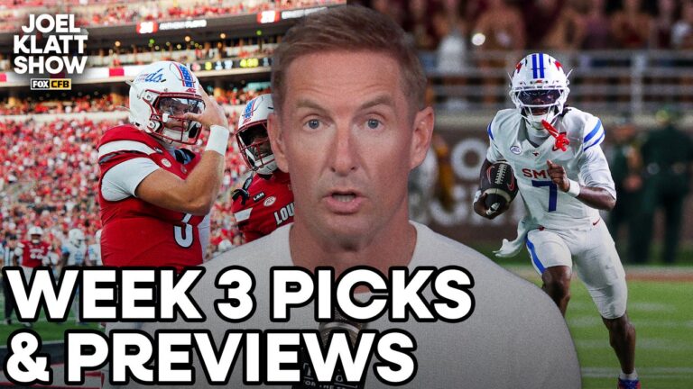 Do LSU, Lane Kiffin Top Ole Miss? SMU Stays Hot? Joel Klatt's Week 3 CFB Picks