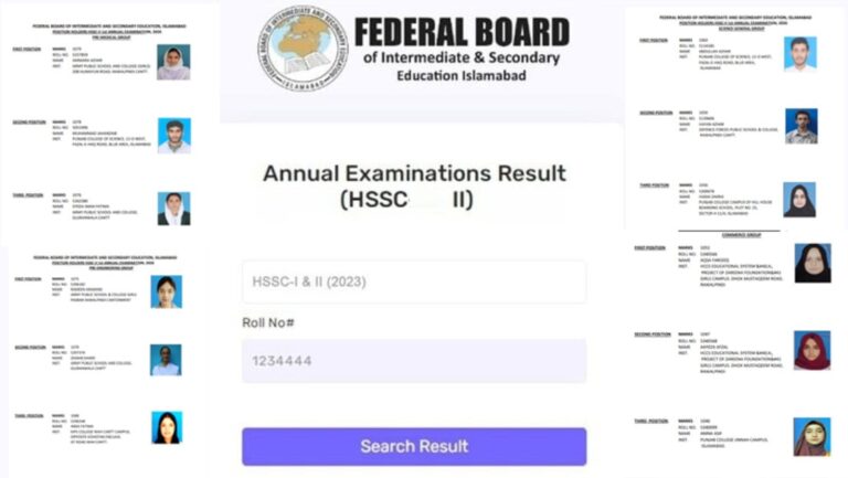 Fbise Inter Results Class 12 Position Holders Toppers 2026