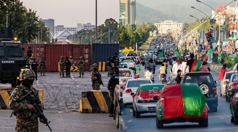 Islamabads D Chowk Sealed Ahead Of Pti Protest
