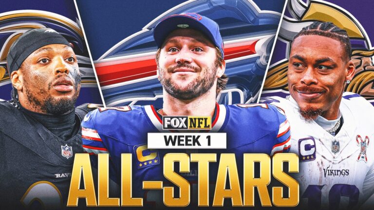 NFL Week 1 All-Stars: Josh Allen Or Caleb Williams At QB? Which RBs Make The Team?