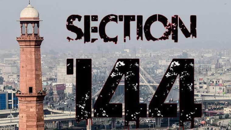 Section 144 Imposed In Punjab Until September 17