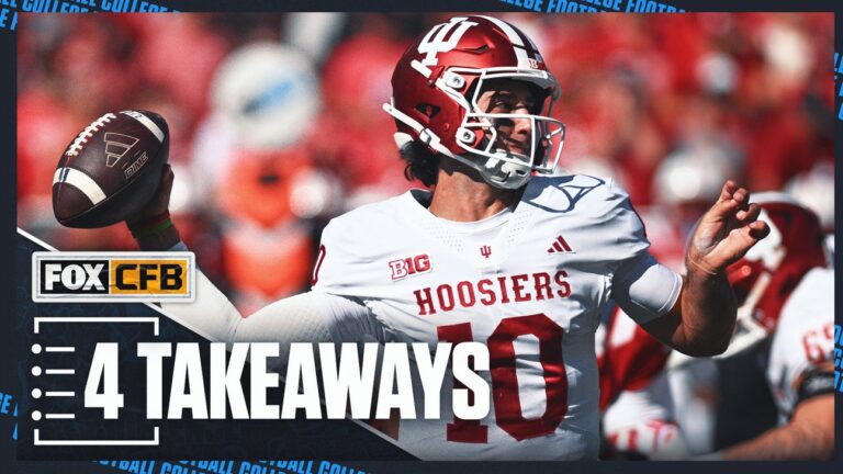 4 Takeaways From Indiana's Comeback Win Over Nebraska On 'Big Noon Saturday'