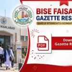Bise Faisalabad 11th Class Result Gazette 2026 Pdf Download