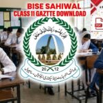 Bise Sahiwal Class 11 Inter Part 1 Gazette 2026 Pdf Download