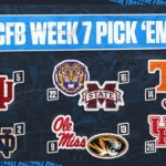 CFB Pick 'Em: Top Week 7 Games, Including Ohio State-Indiana, Notre Dame-BYU