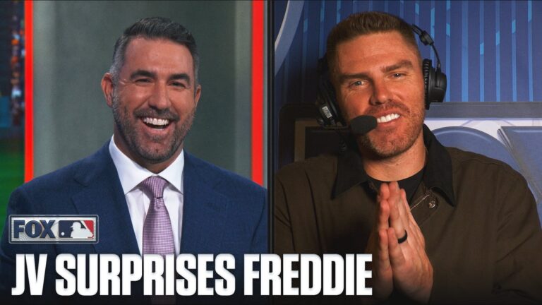Freddie Freeman Lauds Justin Verlander In Interview After Dodgers' Game 3 Win