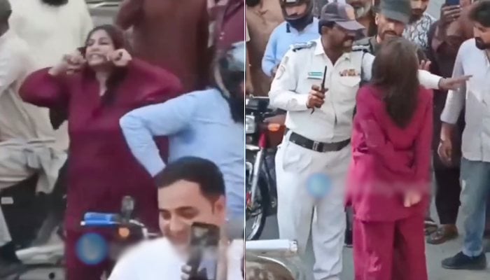 Karachi Road Rage Goes Viral As Woman Jumps On Car Bonnet
